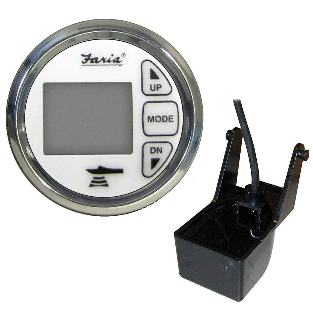 Faria Qualifies for Free Shipping Faria Chesapeake SS White Sounder with Air Temp T/M #13852