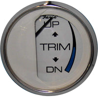 Faria Chesapeake SS White Trim Gauge Mercury Yamaha Volvo #13807