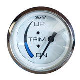 Faria Chesapeake Stainless White Trim Gauge Honda #13889