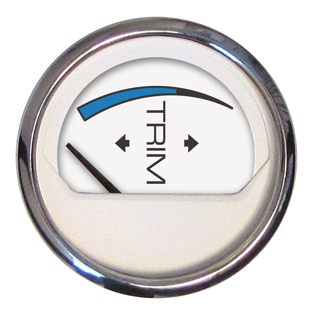 Faria Qualifies for Free Shipping Faria Chesapeake Trim Gauge Omc Cobra/Volvo Sx White SS 2" #13808
