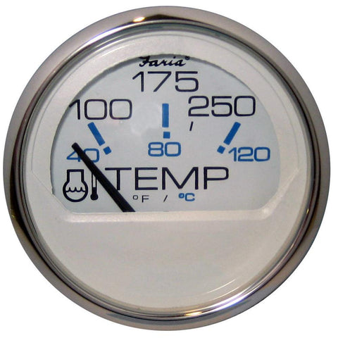 Faria Qualifies for Free Shipping Faria Chesapeake White SS 2" Water Temperature 100-250 F #13804