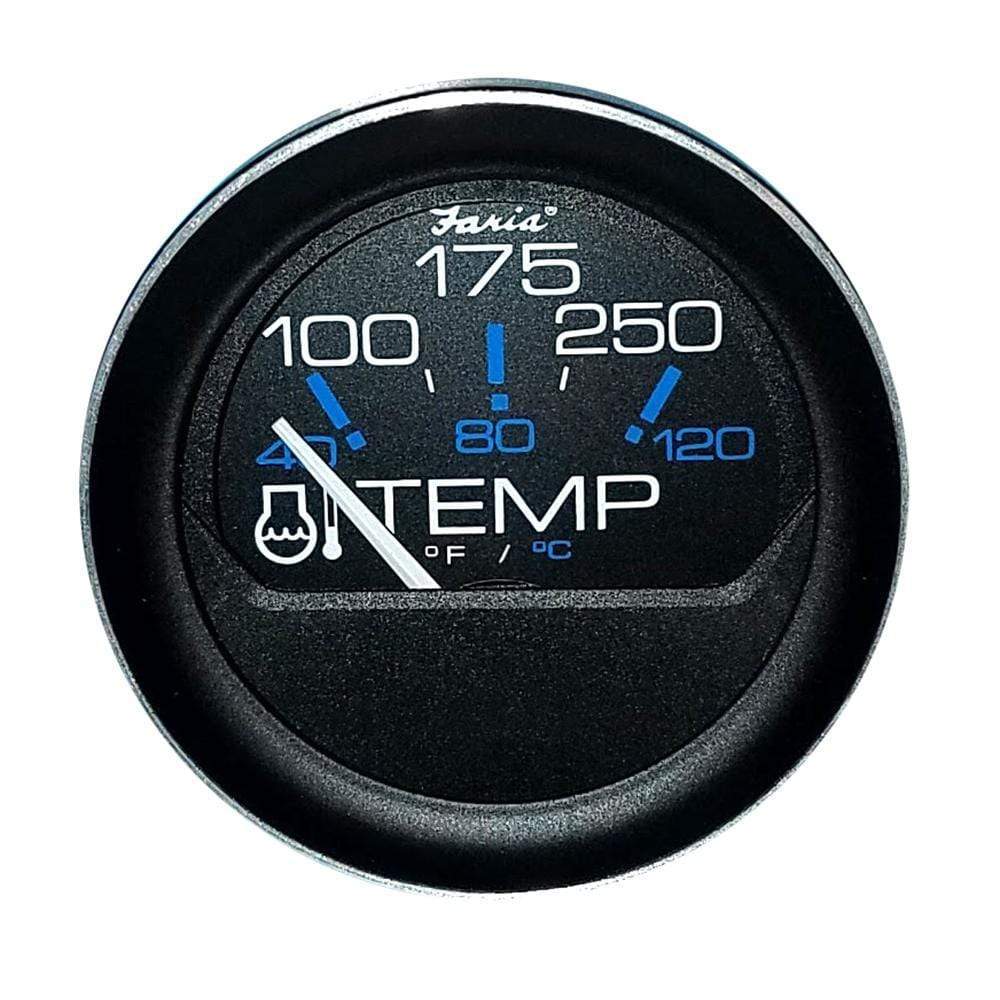 Faria Qualifies for Free Shipping Faria Coral 2" Water Temp Gauge 100-250 F #13004