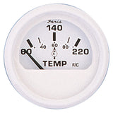 Faria Qualifies for Free Shipping Faria Dress Head Cylinder Head Temperature Gauge with Sender White 2" #13113