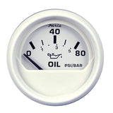 Faria Qualifies for Free Shipping Faria Dress White 2" Oil Pressure Gauge 80 PSI GP9573 #13102