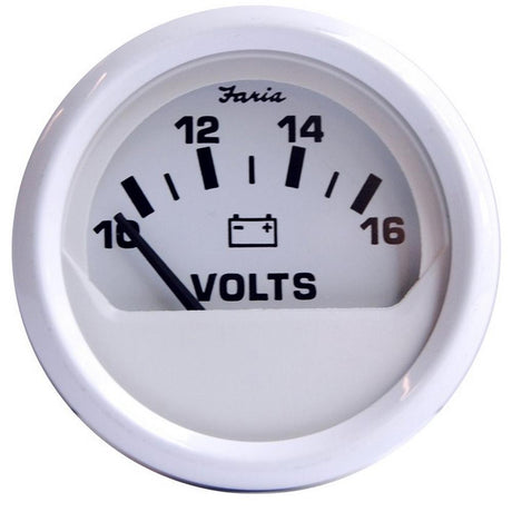 Faria Qualifies for Free Shipping Faria Dress White 2" Voltmeter 10-16v VP9139 #13120