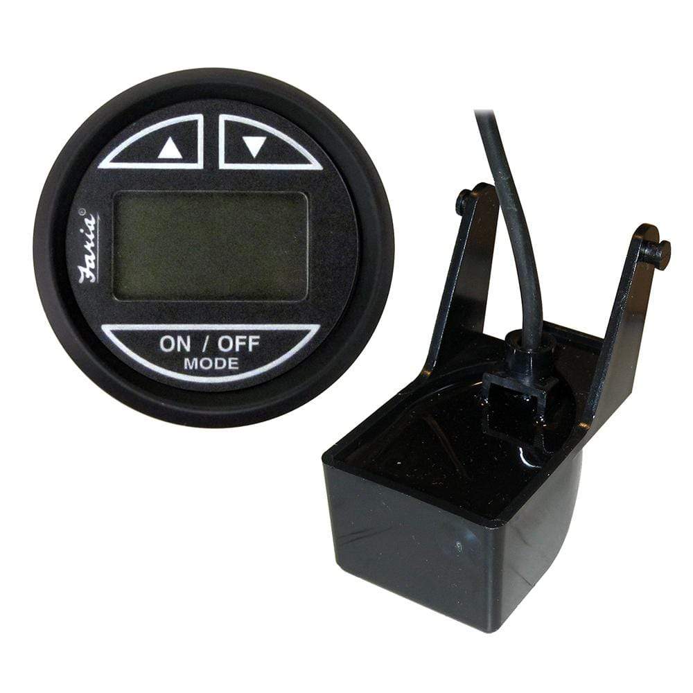 Faria Qualifies for Free Shipping Faria Euro Black 2" Depth Sounder with T/M Transducer #12850