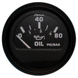 Faria Qualifies for Free Shipping Faria Euro Black 2" Oil Pressure Gauge 80 PSI GP9599 #12803