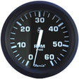 Faria Qualifies for Free Shipping Faria Euro Black 4" Tachometer 6000 RPM Gas Inboard & I/O #32804