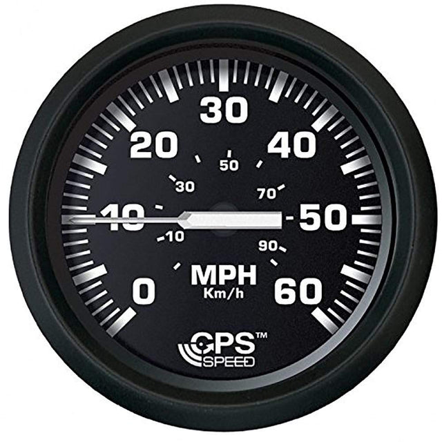 Faria Qualifies for Free Shipping Faria Euro Black/Black 4" Speedometer 60 MPH GPS #32816