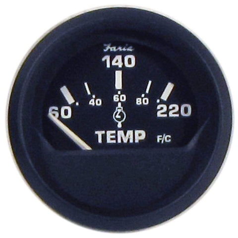 Faria Qualifies for Free Shipping Faria Euro Cylinder Head Temperature Gauge with Sender 2" #12819