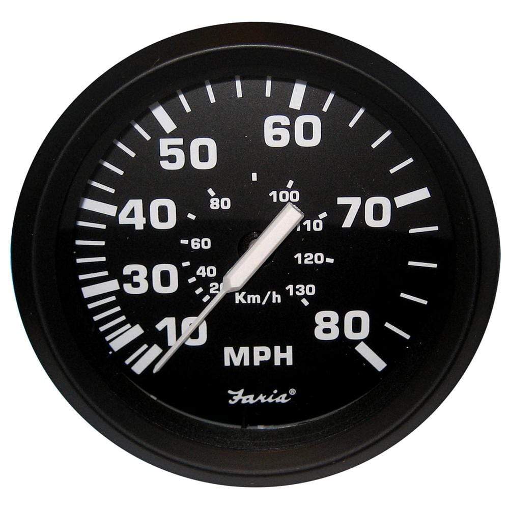 Faria Qualifies for Free Shipping Faria Euro Speedometer Mechanical 80 MPH #32812