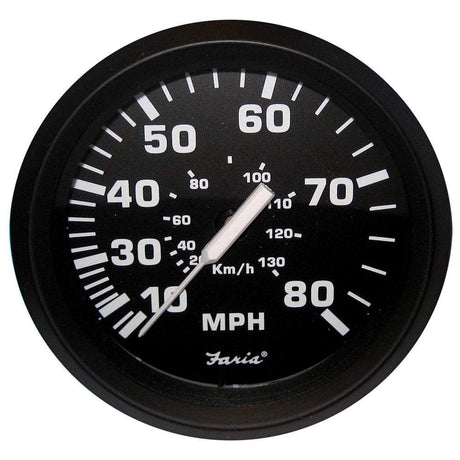 Faria Qualifies for Free Shipping Faria Euro Speedometer Mechanical 80 MPH #32812
