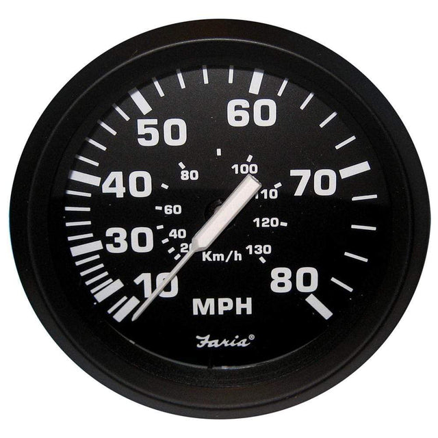 Faria Qualifies for Free Shipping Faria Euro Speedometer Mechanical 80 MPH #32812