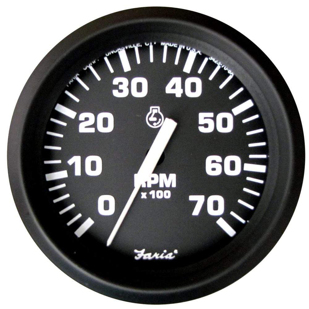 Faria Qualifies for Free Shipping Faria Euro Tachometer 0-7000 RPM Outboard #32805