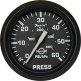 Faria Euro Water Pressure Gauge Kit 60 PSI 2" #12875