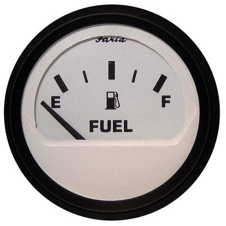 Faria Qualifies for Free Shipping Faria Euro White 2" Fuel Level Gauge E-1/2-F #12901