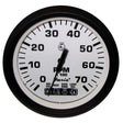 Faria Qualifies for Free Shipping Faria Euro White 4" Tachometer with Systemcheck Gas Johnson #32950