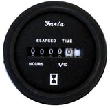 Faria Qualifies for Free Shipping Faria HD 2" Hourmeter 10000 HRS 12-32v Black #MH0042B