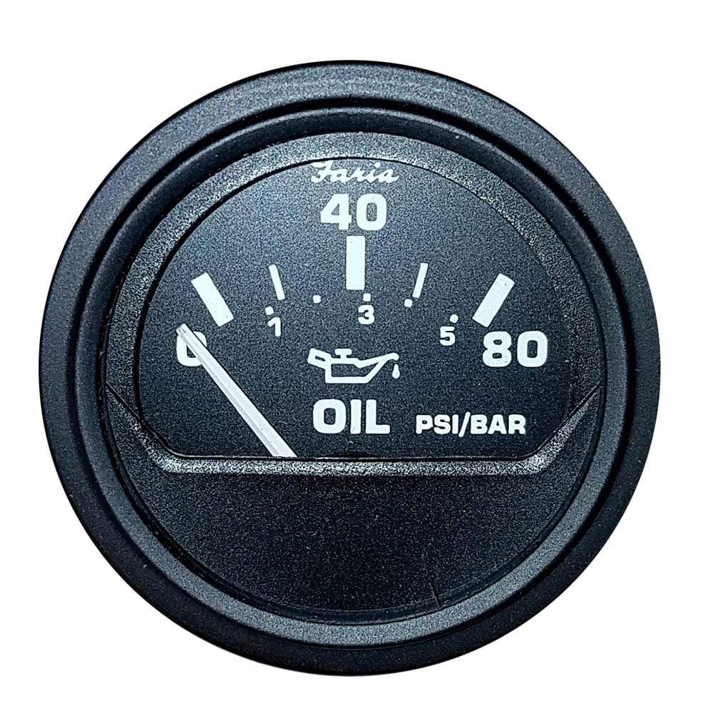 Faria Qualifies for Free Shipping Faria HD 2" Oil Pressure Gauge 100 PSI Black #23004