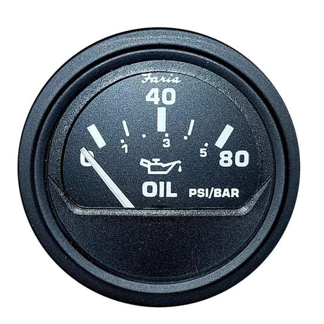 Faria Qualifies for Free Shipping Faria HD 2" Oil Pressure Gauge 100 PSI Black #23004