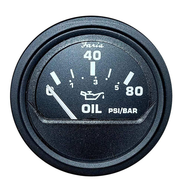 Faria Qualifies for Free Shipping Faria HD 2" Oil Pressure Gauge 100 PSI Black #23004