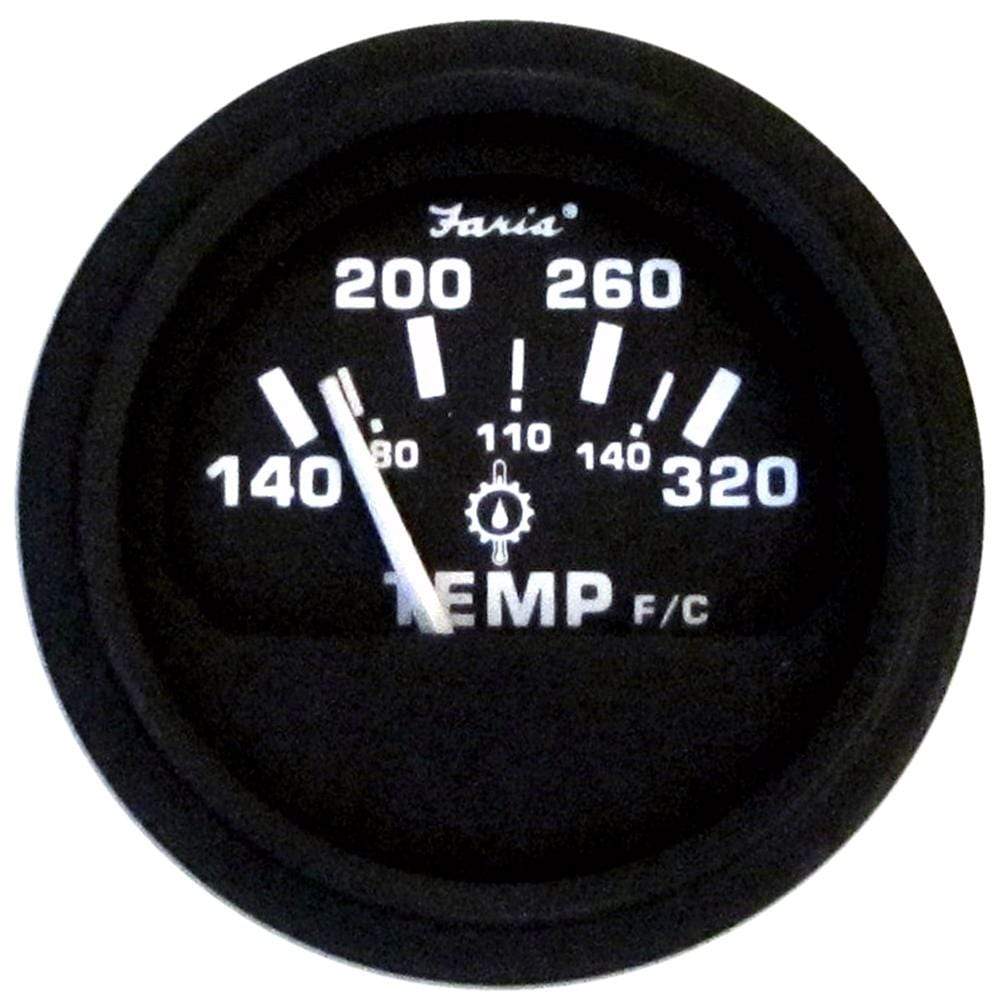 Faria Qualifies for Free Shipping Faria HD 2" Oil Temp Gauge 140-320 F Black #GP0629B