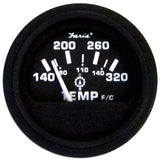 Faria Qualifies for Free Shipping Faria HD 2" Oil Temp Gauge 140-320 F Black #GP0629B