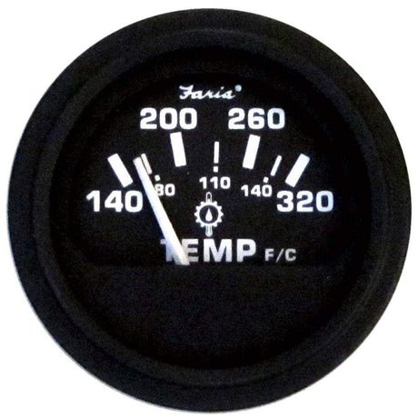Faria Qualifies for Free Shipping Faria HD 2" Oil Temp Gauge 140-320 F Black #GP0629B