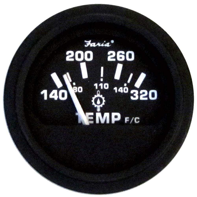 Faria Qualifies for Free Shipping Faria HD 2" Oil Temp Gauge 140-320 F Black #GP0629B