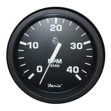Faria Qualifies for Free Shipping Faria HD 4" Tachometer 4000 RPM Diesel Magnetic Pickup #43002
