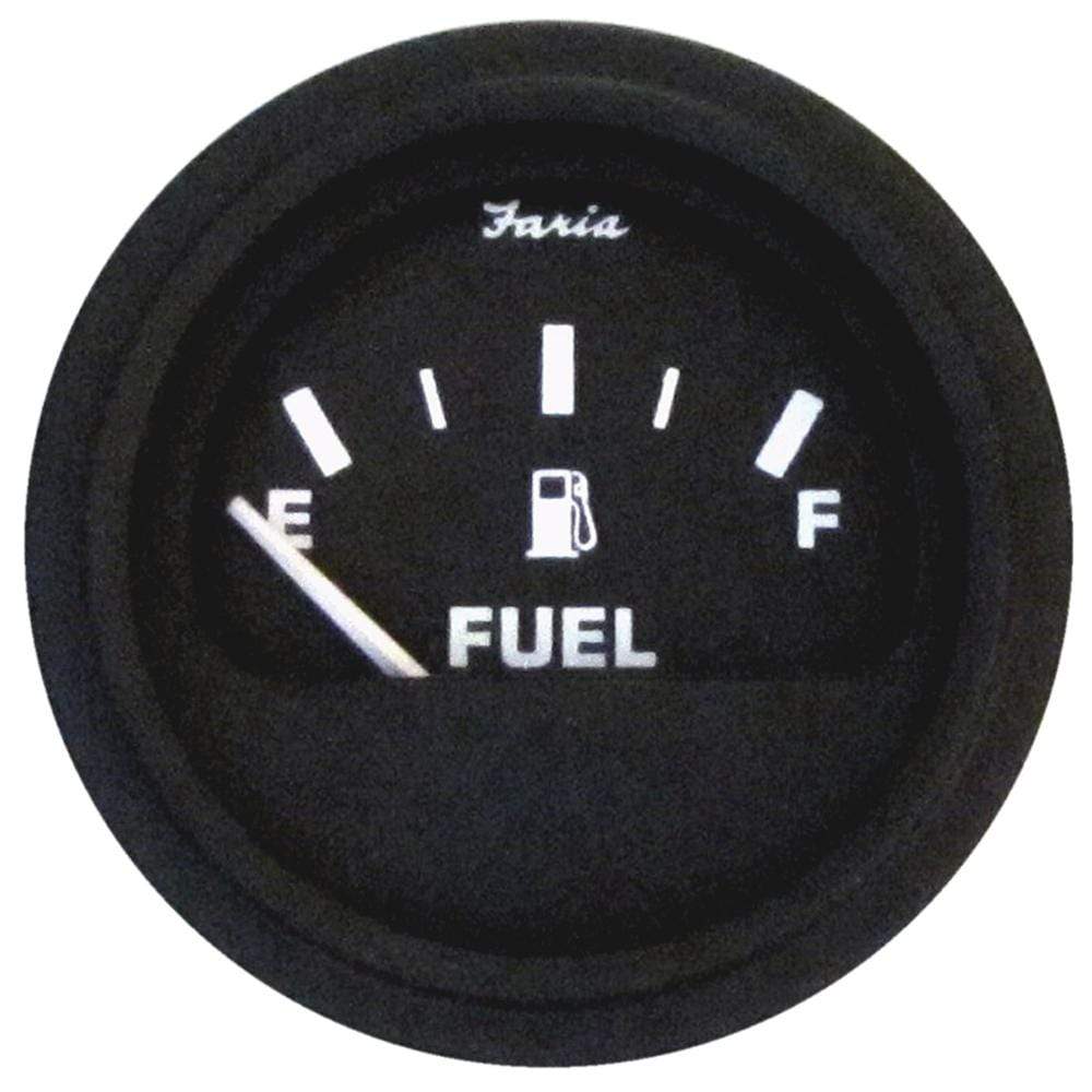 Faria Qualifies for Free Shipping Faria HD Fuel Level Gauge E-1/2-F Black #GP0707B