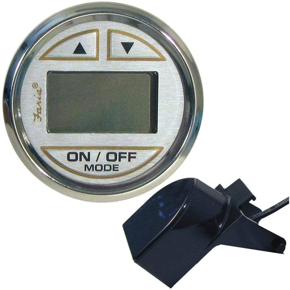 Faria Qualifies for Free Shipping Faria Kronos 2" Depth Sounder Transom Mount Transducer #19150