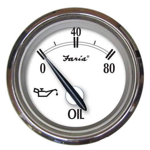 Faria Qualifies for Free Shipping Faria Newport SS 2" Oil Pressure Gauge #25001