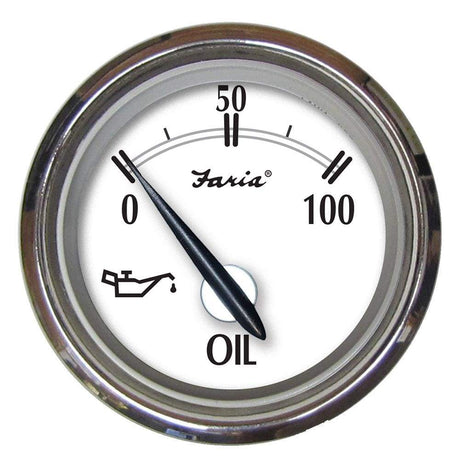 Faria Qualifies for Free Shipping Faria Newport SS 2" Oil Pressure Gauge #25005