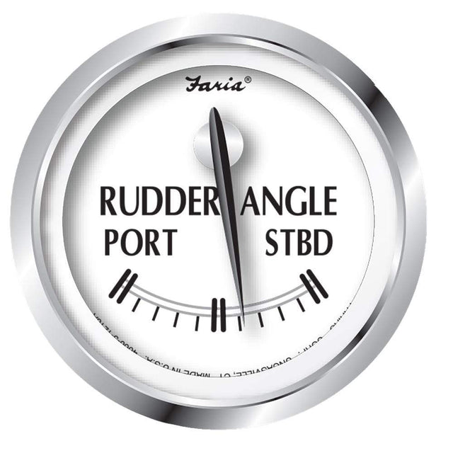 Faria Qualifies for Free Shipping Faria Newport SS 2" Rudder Angle Indicator Gauge #25006