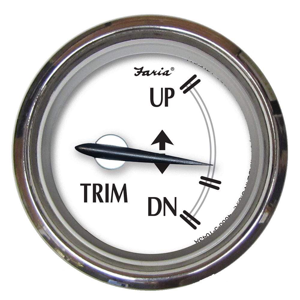 Faria Qualifies for Free Shipping Faria Newport SS 2" Trim Gauge #25003