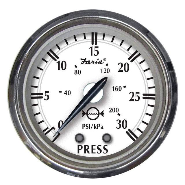 Faria Qualifies for Free Shipping Faria Newport SS 2" Water Pressure Gauge #25008