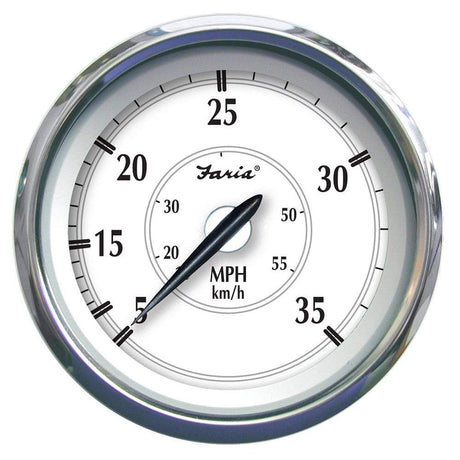 Faria Qualifies for Free Shipping Faria Newport SS 4" Speedometer 35 MPH Pitot #45008