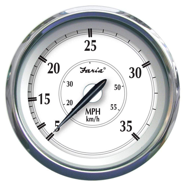 Faria Qualifies for Free Shipping Faria Newport SS 4" Speedometer 35 MPH Pitot #45008