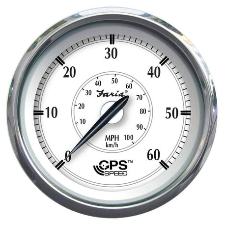 Faria Qualifies for Free Shipping Faria Newport SS 4" Speedometer 60 MPH GPS #45011