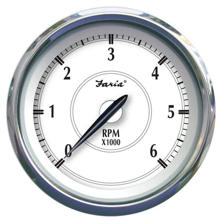 Faria Qualifies for Free Shipping Faria Newport SS 4" Tach 6000 RPM Gas I/O #45002
