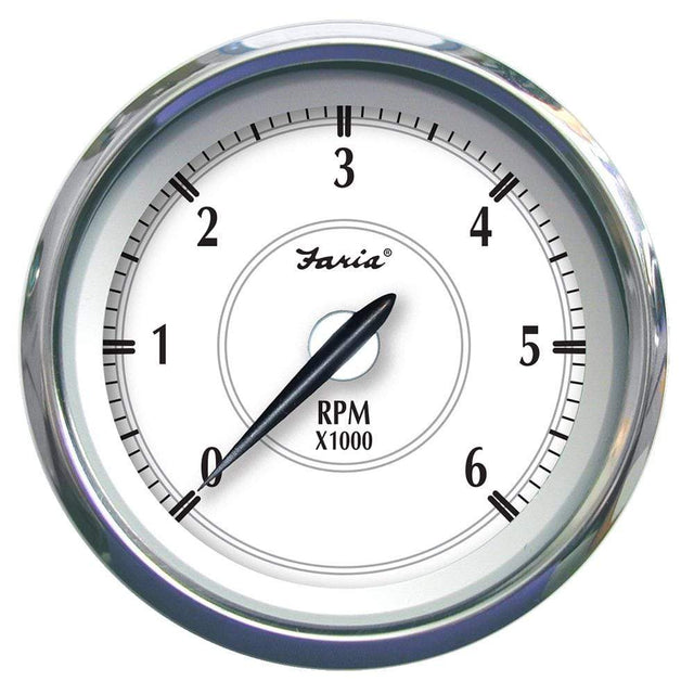 Faria Qualifies for Free Shipping Faria Newport SS 4" Tach 6000 RPM Gas I/O #45002