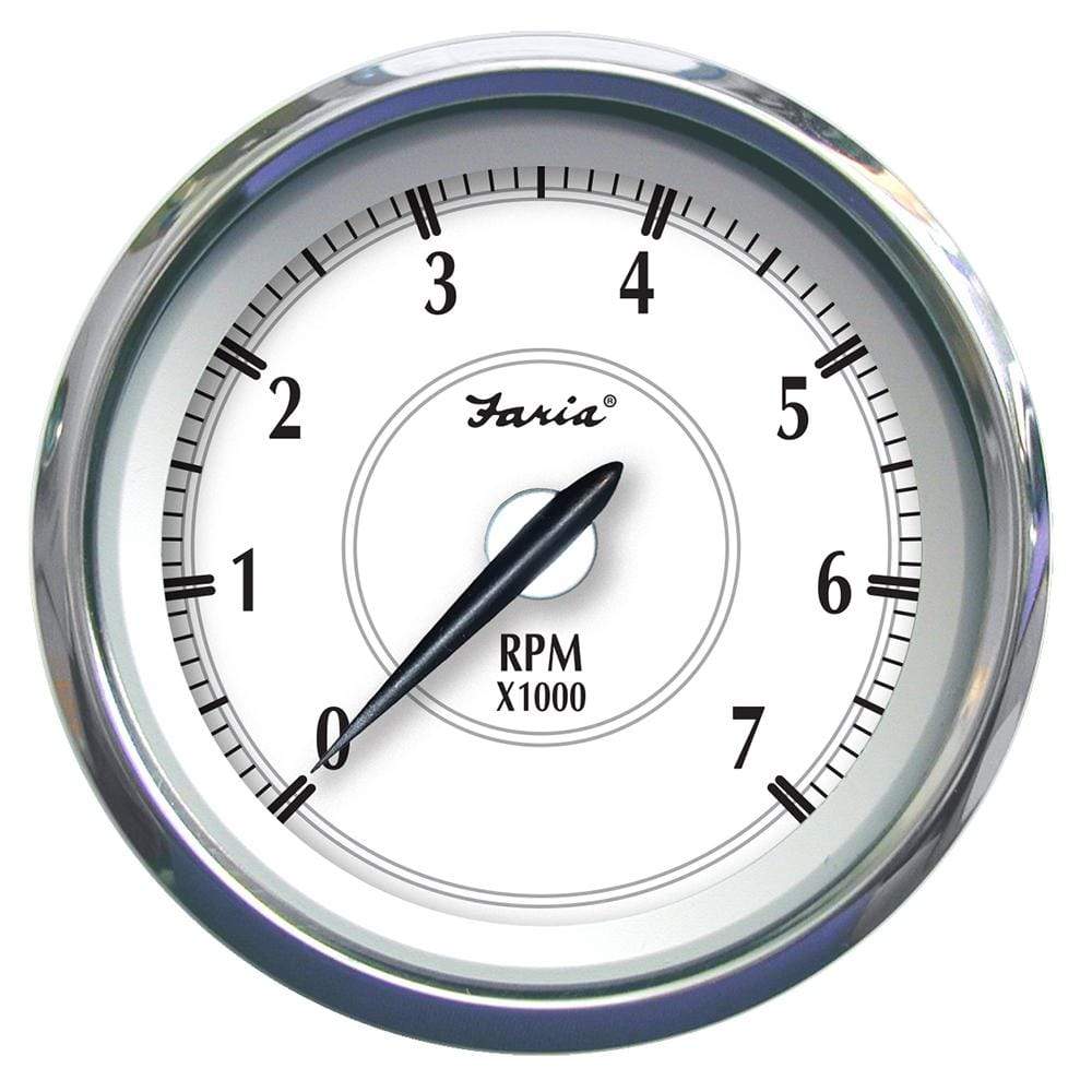 Faria Qualifies for Free Shipping Faria Newport SS 4" Tach 7000 RPM All Outboard #45003