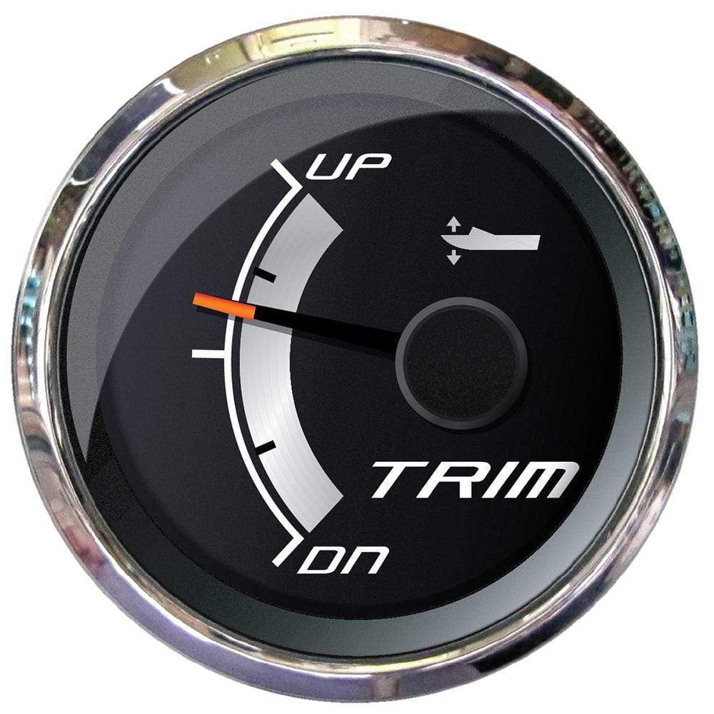 Faria Qualifies for Free Shipping Faria Platinum 2" Trim Gauge fits Johnson/Envinrude/Suzuki O/B #22020