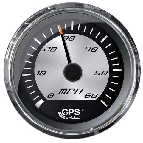 Faria Platinum 4" Speedometer 60 MPH GPS Studded #22010