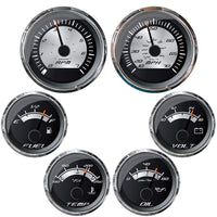 Faria Platinum Box Set Inboard Speedo/Tach/Fuel/Voltmeter/ #KTF0186