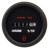 Faria Pro Hourmeter Digital Gauge 12-32v Red 2" #14613