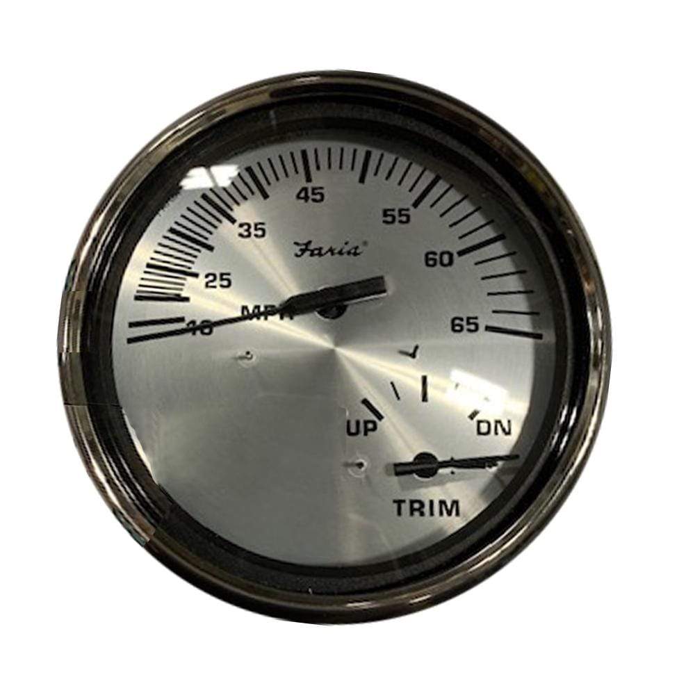 Faria Silver 5" Multifunction 2-In-1 Combination Gauge #GS0016