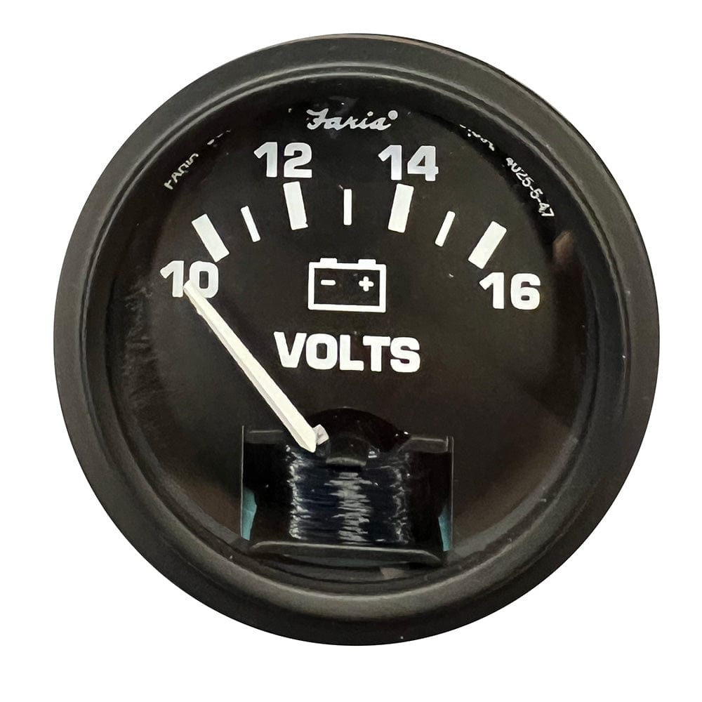 Faria Qualifies for Free Shipping Faria Voltmeter 2" 12v Unlit Black Bezel #VP0128