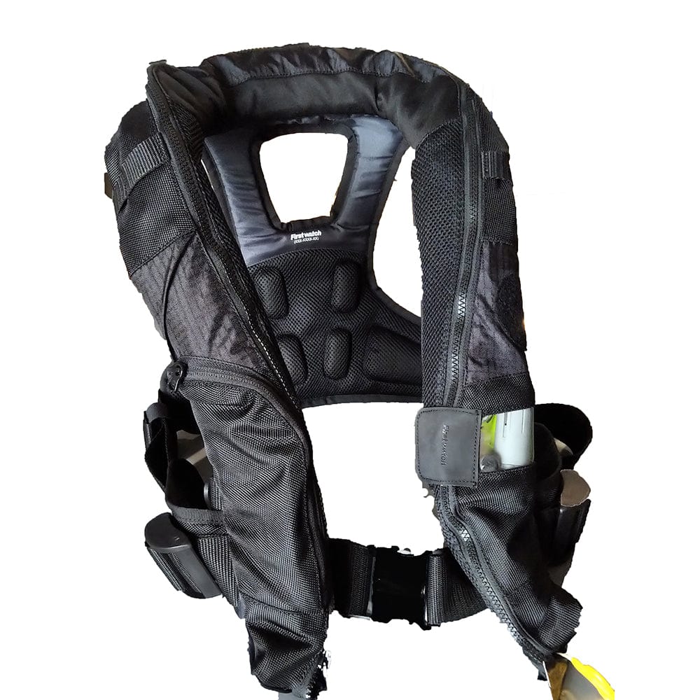 First Watch Qualifies for Free Shipping First Watch Ergo Inflatable PFD Auto Black #FW-40PROA-BK